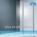 AOOC1402CL Bathtub Tempered glass Aluminium folding bath shower screen