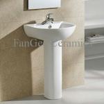 bathroom wash basin with pedestal C305