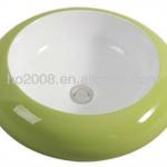 Bathroom Ceramic Colorful Hand Wash Basin-HB-2101-3 5 Green Color Basin