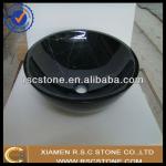 Custom Size Natural Stone black Marble Wash Basin,Bathroom Sink