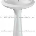 Ceramic cheap Pedestal wash Basin