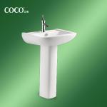 bathroom pedestal washing basin /ceramic basin