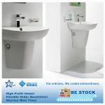 Bathroom Wall Hung Bathroom Wash Ceramic Basin/Sink-B150060015