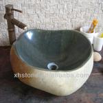 Natural River Stone Water Basin for hot sale-xh-si053