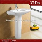 bathroom pedestal basin_square basin_new design pedestal sink_bathroom wash basin