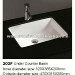 UPC square counter basin