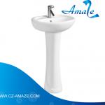 Sanitary ware Bathroom ceramic pedestal basin