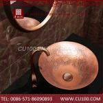 Exquisite workmanship high quality oem handmade useful copper sink