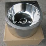 New-style Stainless steel semicircle wash basin/sink,304stainless steel bathroom sink/basin