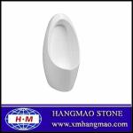 White ceramic urinal
