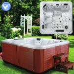Luxury Balboa system and Aristech acrylic outdoor hot tub for 5 person with best service(JY8012)