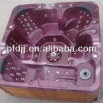 Chinese manufacturer Outdoor massage spa bathtub with Pop-up speaker