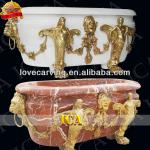 bathroom hand carved marble bowl bathtub ICAT0025-ICAT0025