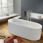 Acrylic freestanding soaking tub