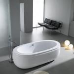 sanitary ware free standing oval bathtub