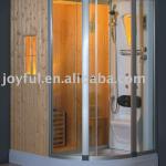 Enjoyable Wet steam Sauna Room Combined with Shower Room