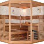 Deluxe Sauna room for 2-3 people dry sauna FS-1231 with CE