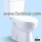 China Sanitary Ware Toilet Vitreous WELS Approved washdown two-piece closet FSE-TL-555-FSE-TL-555