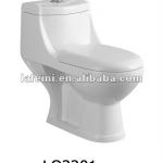 Cheap WC Toilet -Washdown One Piece Toilet S/P-trap LO2201