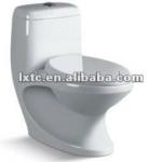P-trap and S-trap ceramic washdown one piece toilet