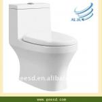 ceramic siphonic one piece toilet for modern sanitary ware