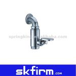 Chrome Finished Delay Concealed Toilet Flusher Valve