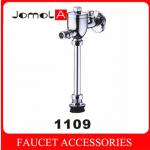 Single Handle Dual hole Wall Mounted Chrome Plating Flash Valve