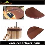 Insulation cedar indoor hot tub cover
