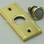 2013 alibaba gold finish with lihted white center button push-button