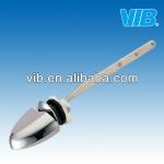 Toilet side lever for universal water tank with chrome plated ABS flush lever