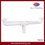 White Plastic Continuous Waste Slip Joint Waste End Outlet T4219