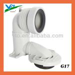 U-PVC L pipe for toilet