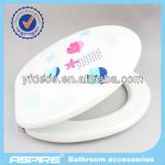 accessories bathroom decorative MDF toilet seat cover