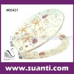 Polyresin toilet seat and cover