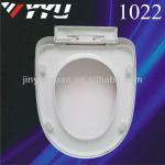 1022 beautiful design plastic soft close toilet seat
