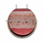 decorative polyresin custom toilet seats
