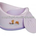 Lovely Safe Portable Plastic Children Baby Toilet Seat and Baby potty and bedpan