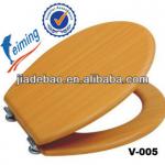 Hot sale 18Inch MDF Venner Wooden grain Toilet Seat