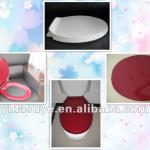 Plastic toilet seat cover with soft close YDA-007
