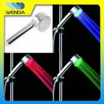 3 Led Color / Plastic ABS / Chrome Plated Led Shower with National Standards