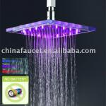 8&quot;*8&quot; Water Saving LED Glass Shower Head