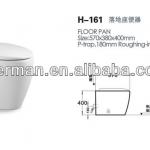 One-Piece Floor-type Toilet Bowl-H-161