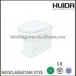 Back to wall washdown p trap toilet-HDC369BTW