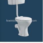 Africa Twy ford cheap toilet B109 with blue and pink color