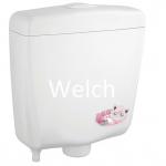 017 Plastic double flush toilet water tank