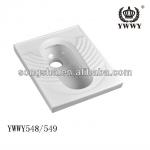 YWWY548/549 bathroom sanitary ware ceramic wc squatting toilet pan