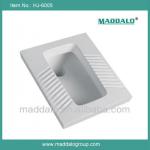 HJ-6005 Water Saving Sanitary Ware china WC / White Ceramic Squating Pan