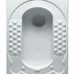 HD315 squat toilet with flush squatting pan