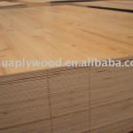 Pine grain paper overlay plywood with grooves in 5.2mm-Manufacturer