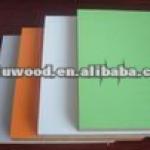Melamine faced particle board or mdf